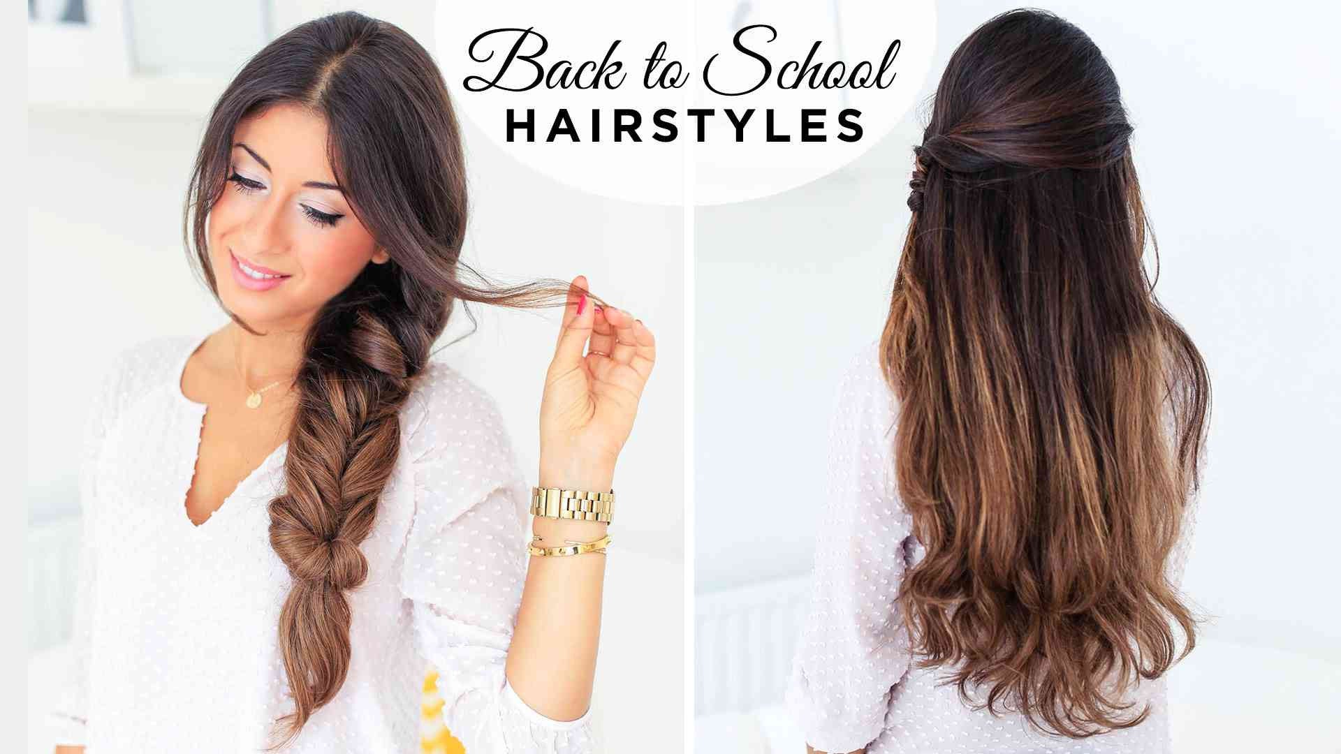 Back To School Hairstyles: Fluffy Braid - Luxy® Hair