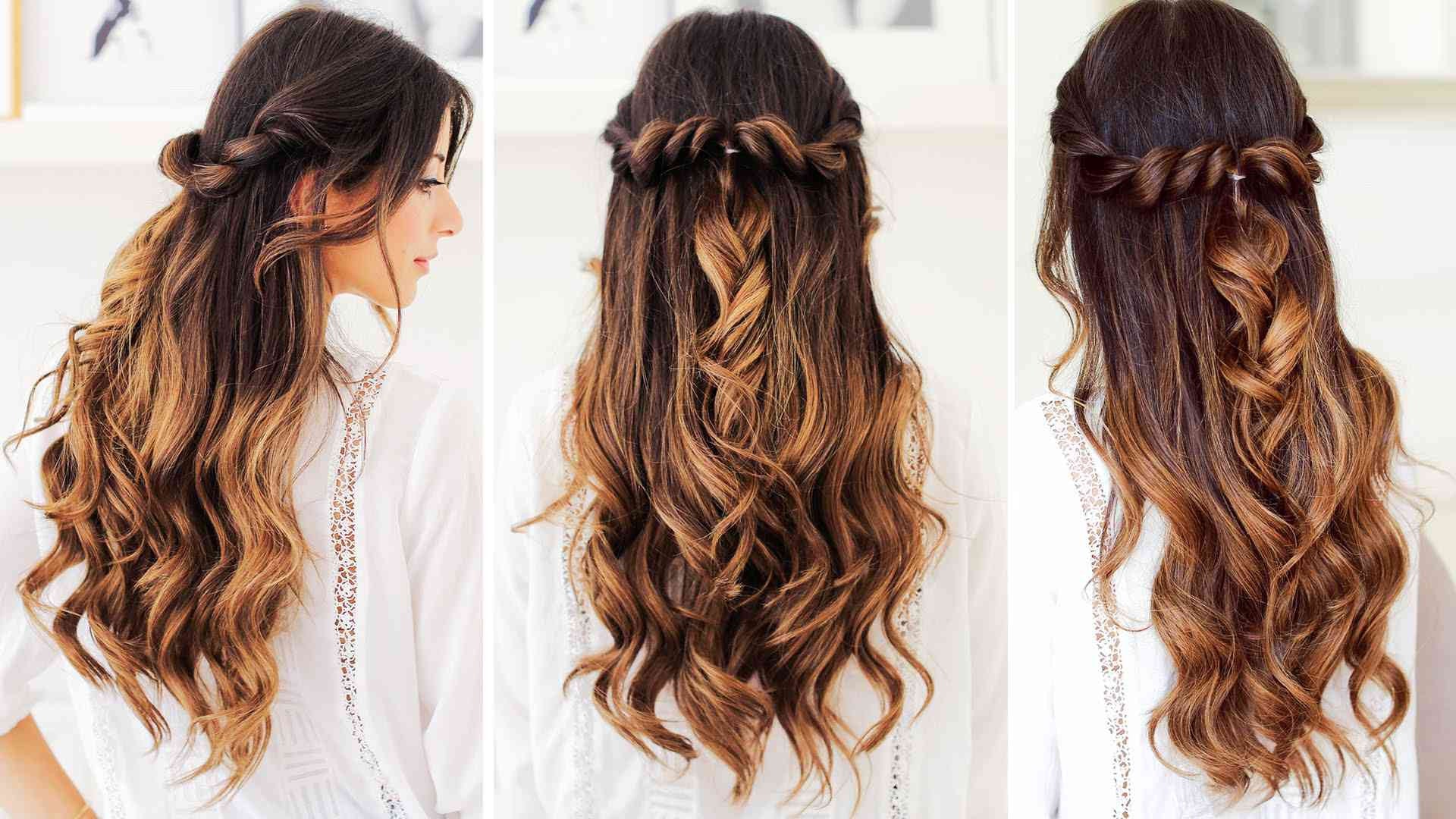 Twist-Back Hairstyle - Luxy® Hair
