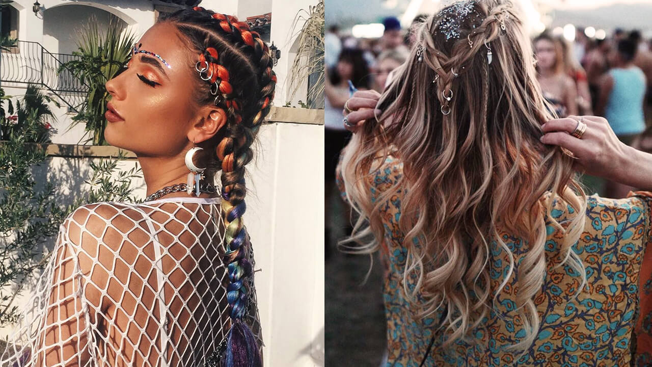 Festival Hair: Coachella Hair Ideas + Easy Hairstyles For
