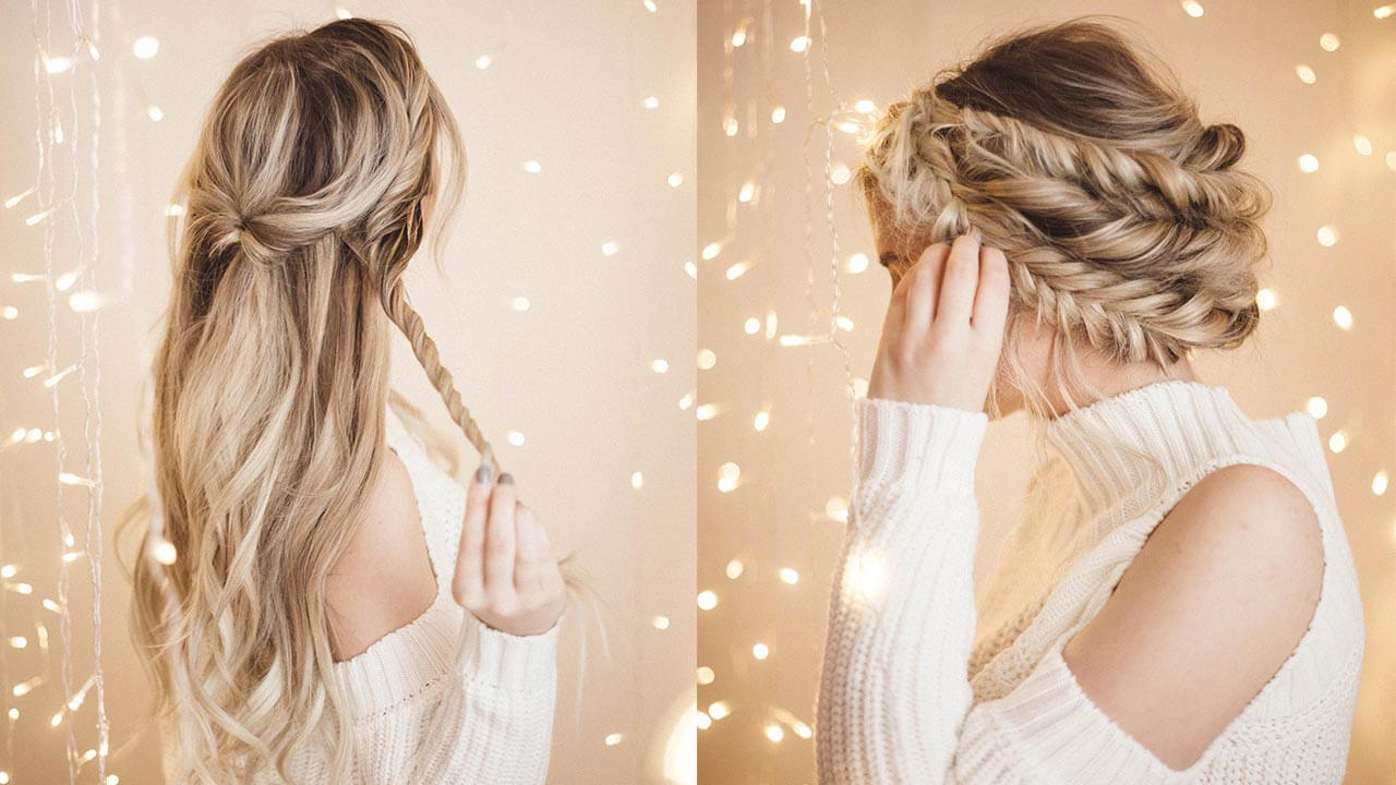 New braid hairstyle tutorial - the twist braid updo - Hair Romance