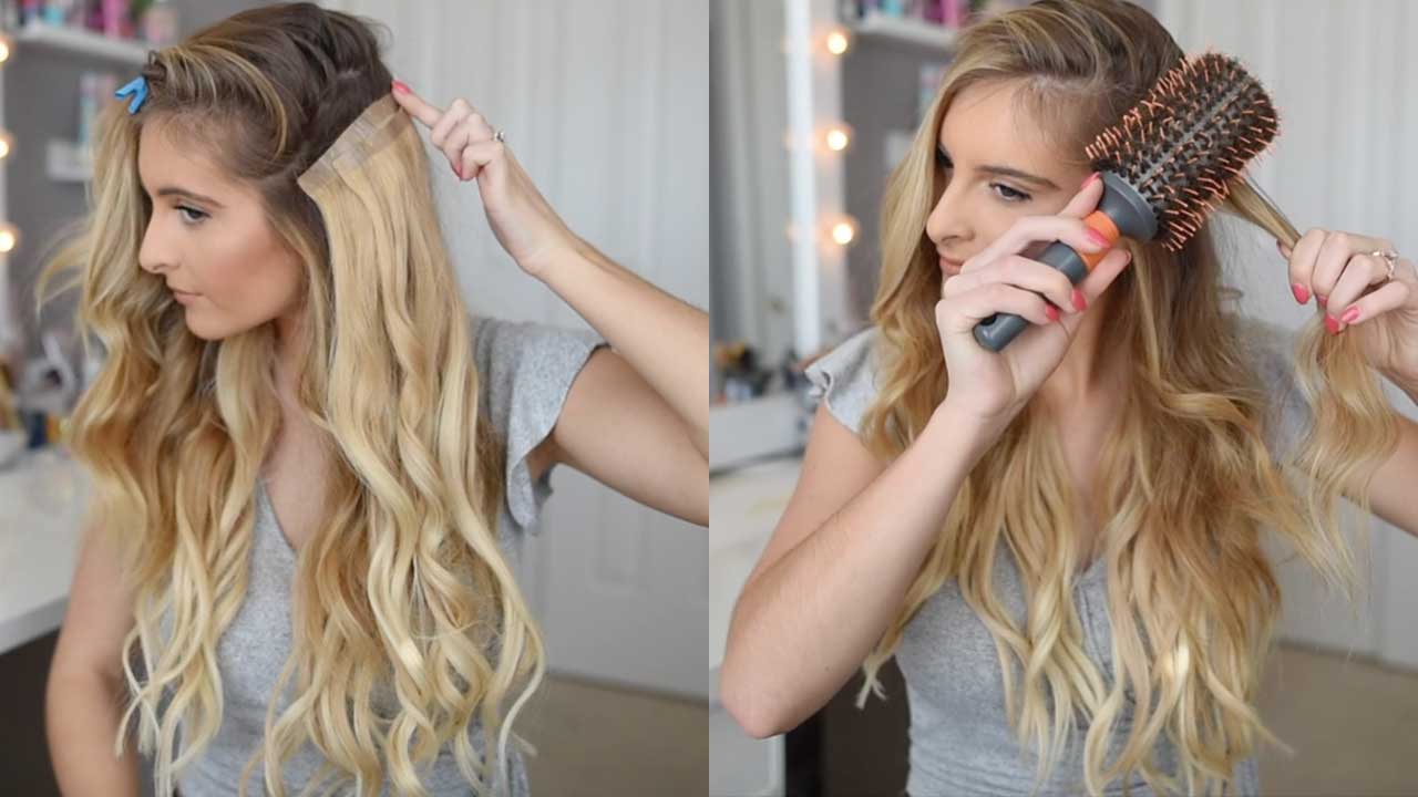 How to Clip in Extensions for Different Hairstyles