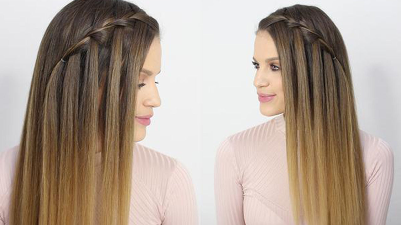 Easy Hairstyles - Cute hairstyles waterfall braid. #braids... | Facebook