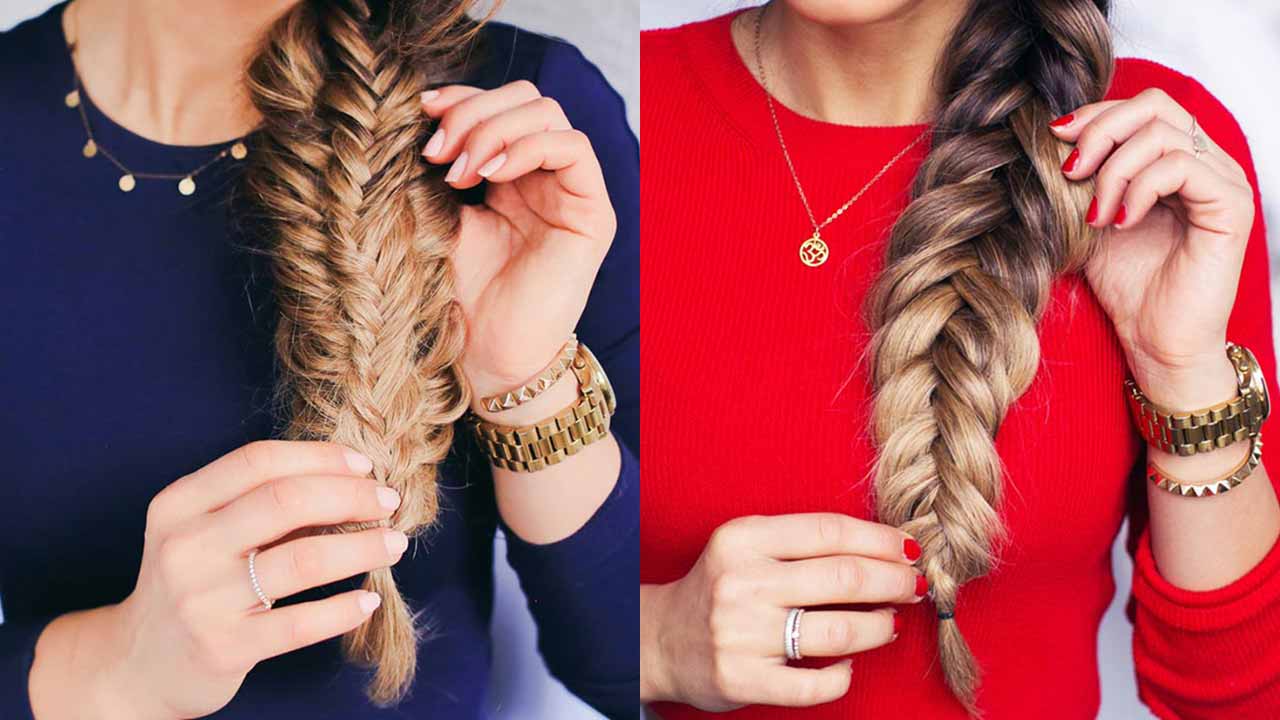 A DIY Tutorial Of Fishtail Braid Hairstyle With Video By Sonia Goyal