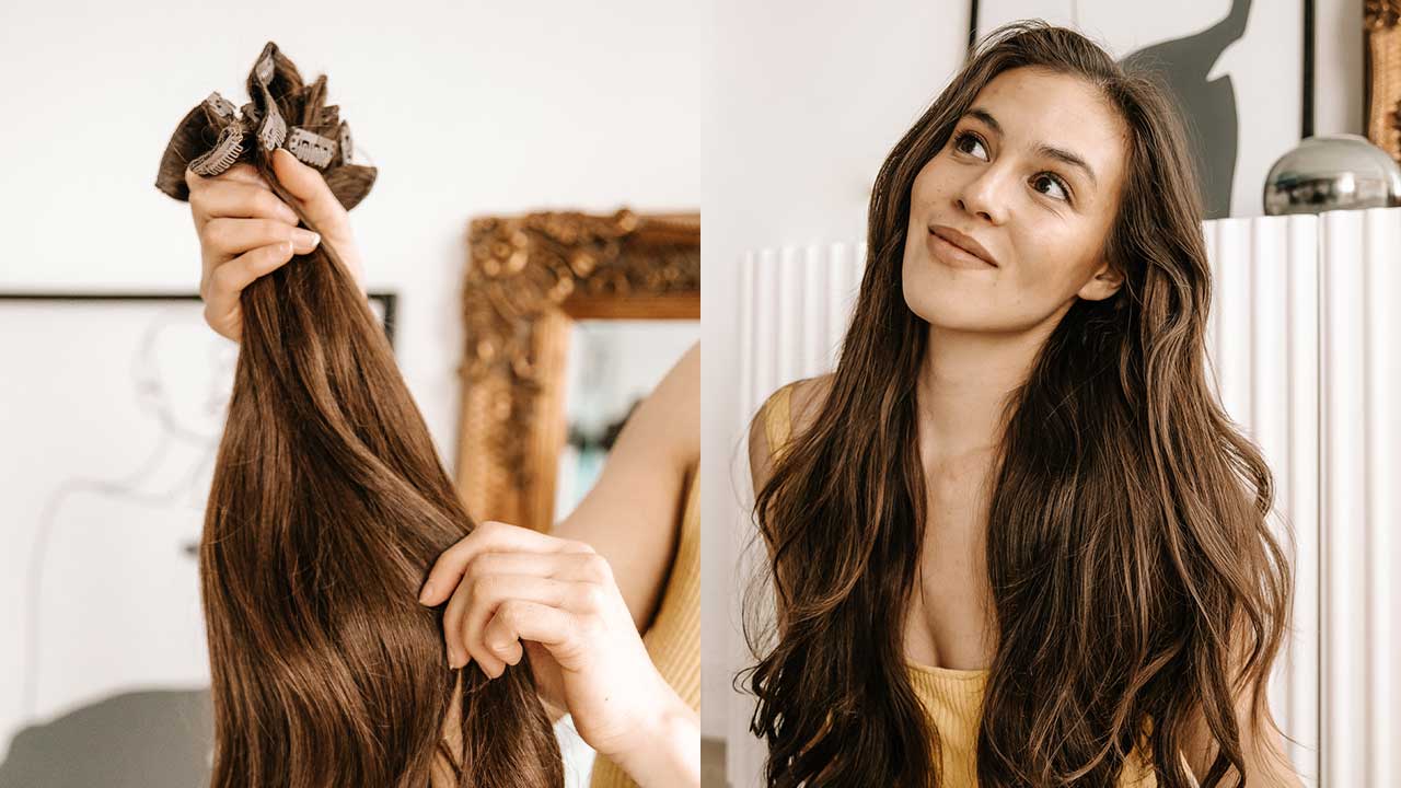 Artificial hair extensions Clearance