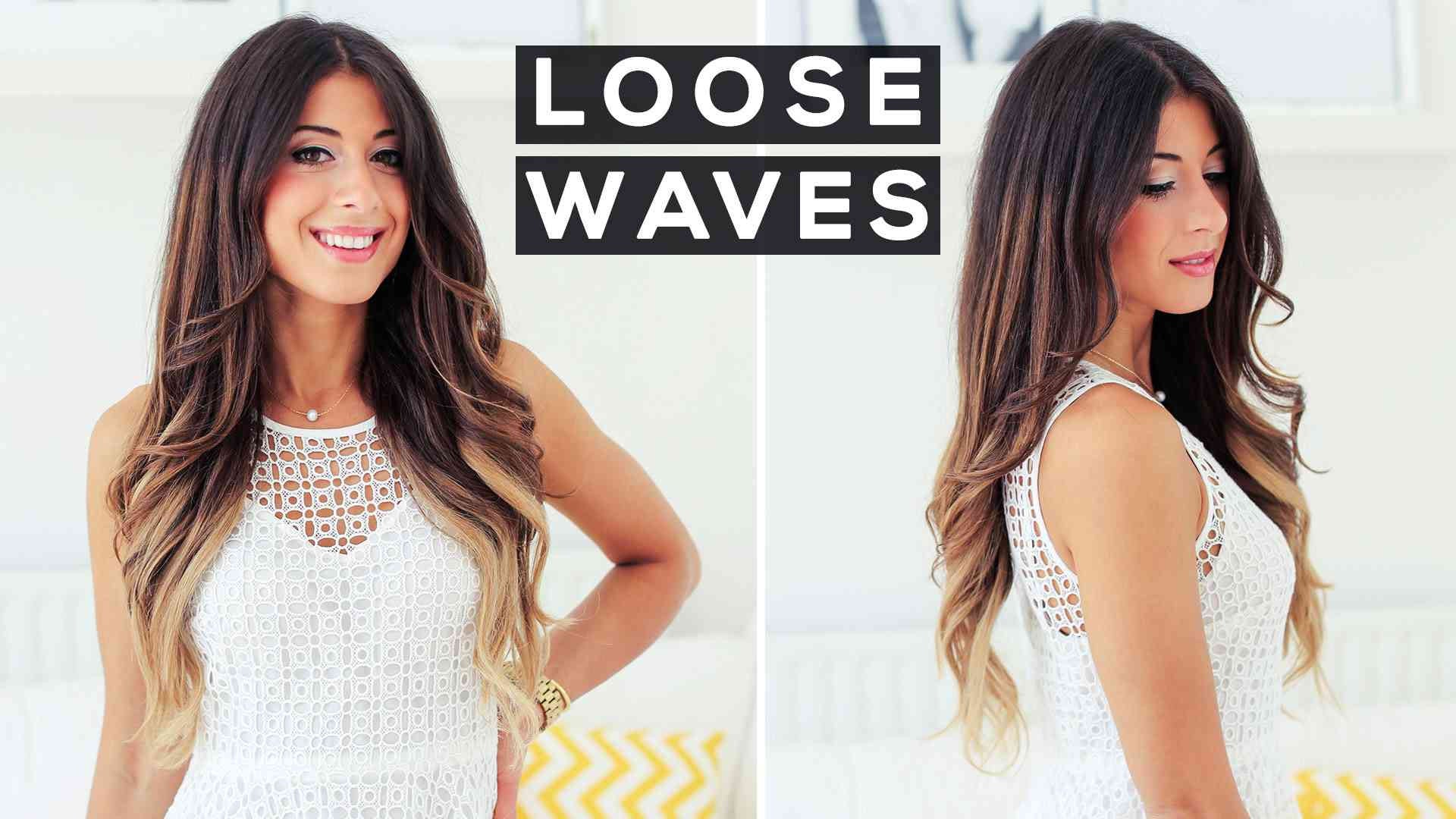 Image of Loose waves hairstyles for school photos