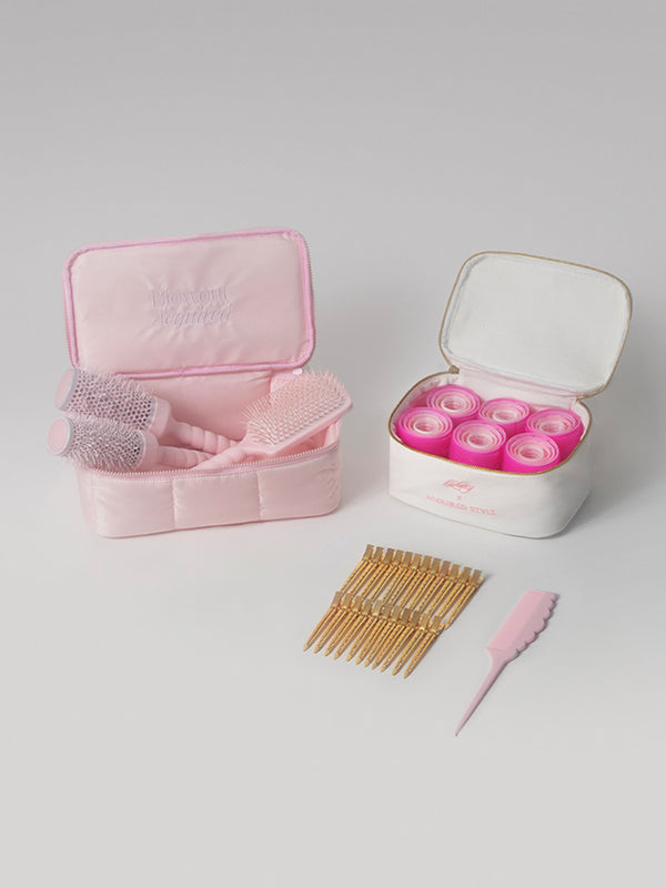 Luxy X Acquired Style Blowout Brush Kit & Velcro Roller Bundle