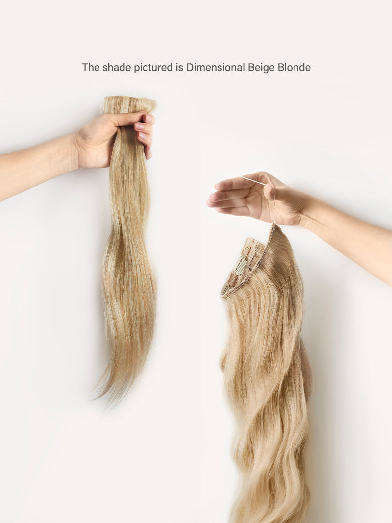 16” Dirty Blonde Scalp Hair Fill-Ins & Halo® Bundle (180g)