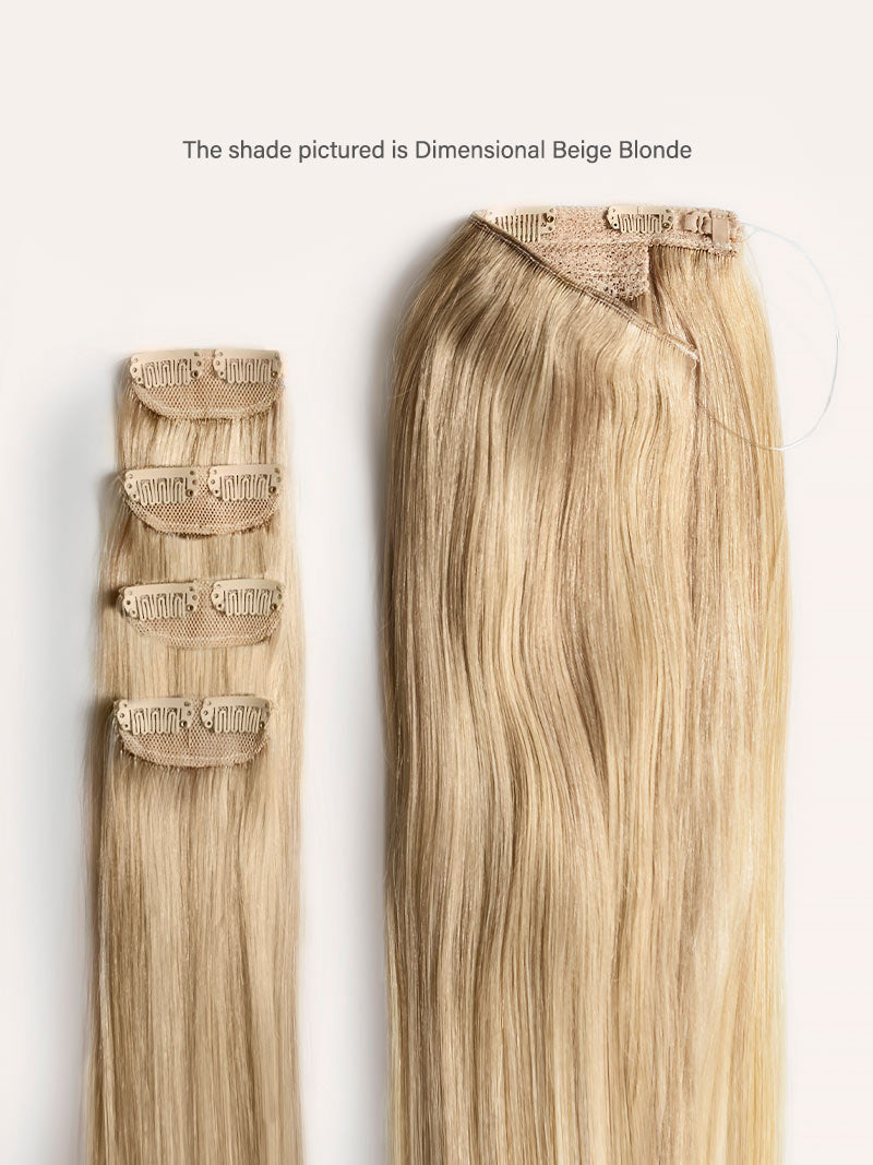 16” Dirty Blonde Scalp Hair Fill-Ins & Halo® Bundle (180g)