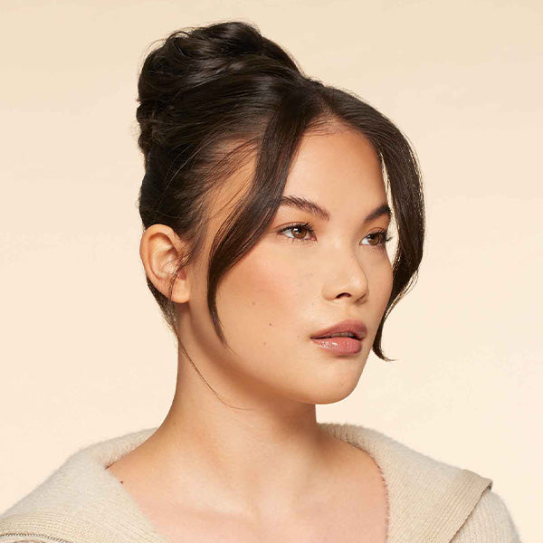 Cool Dark Brown Clip-In Bun