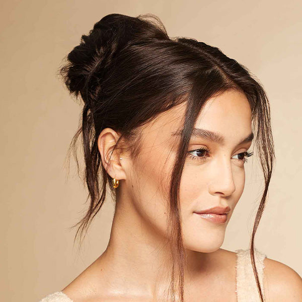 Dark Brown Clip-In Bun