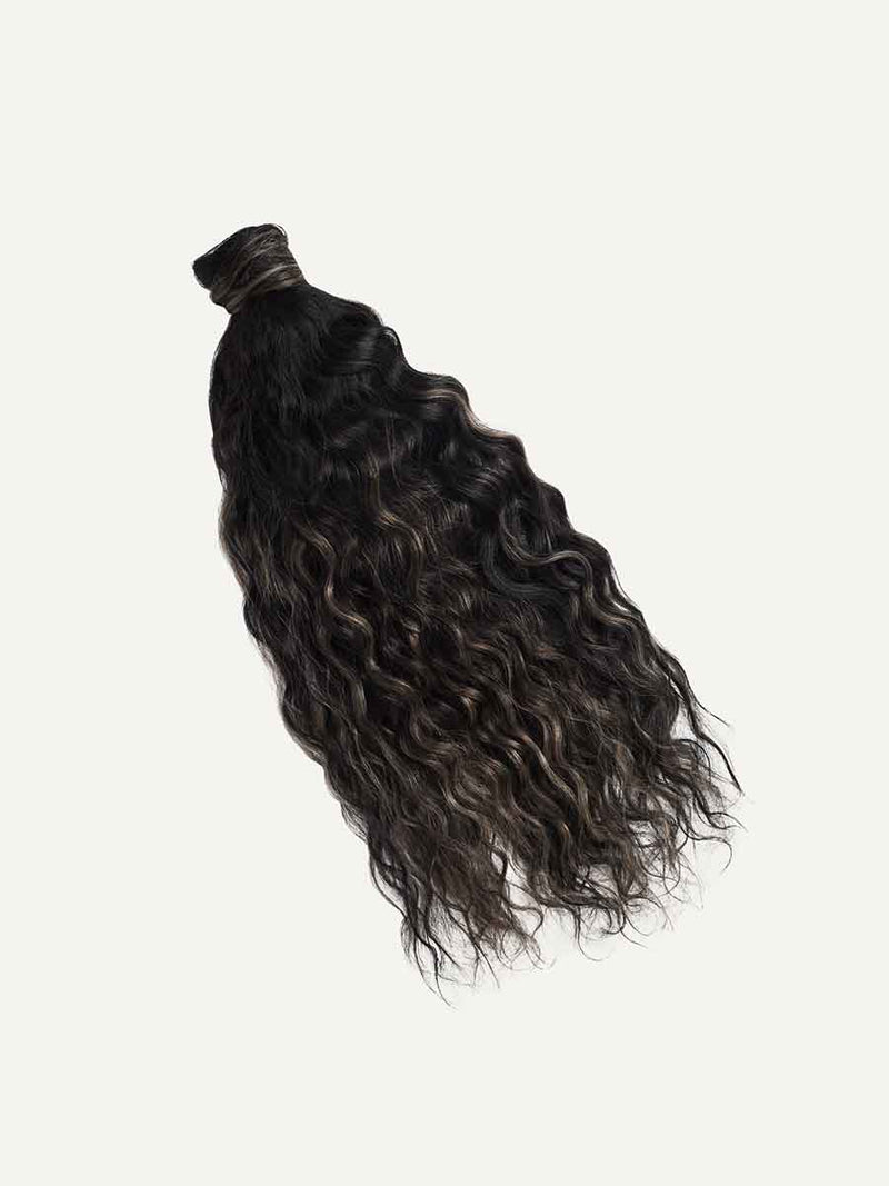  Beavorty 2pcs curly wig ponytail Tail Hair Extainson